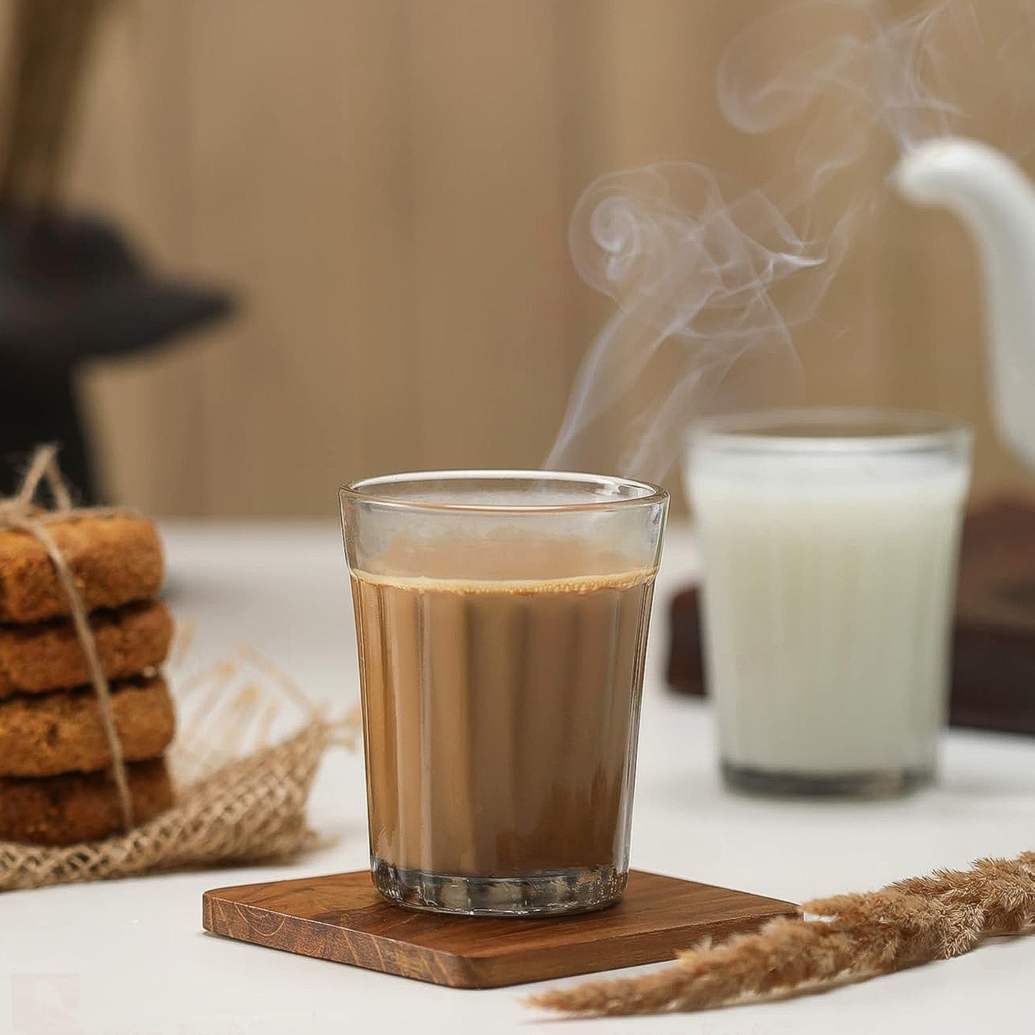 Supermom Plastic Chai Pyali Transparent Tea Glass Set (130ML / 6 Pc) Supermom Plastic Chai Pyali Transparent Tea Glass Set (130ML / 6 Pc)